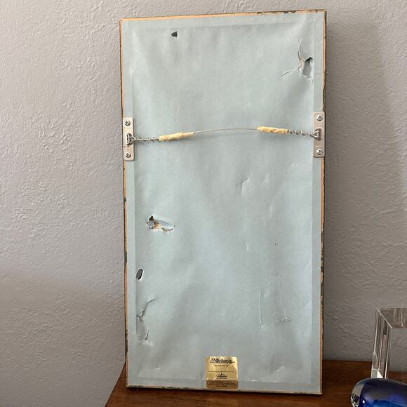 Tiki Cross Stitch Potted Tree FRAMED Wall Decor Completed Vintage - Picture 12 of 12